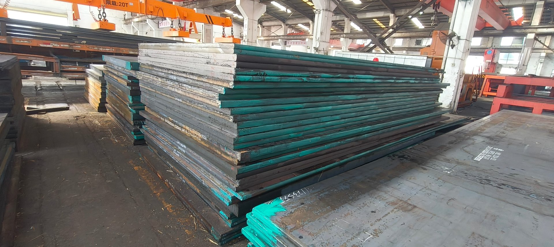 Mould steel plates in stock